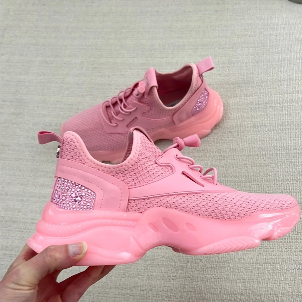 Steve Madden Pink Women's Sneakers - Picture 2 of 6